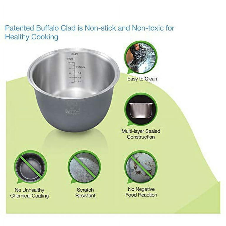 Buffalo Cookware Australia - Stainless Steel Rice Cooker