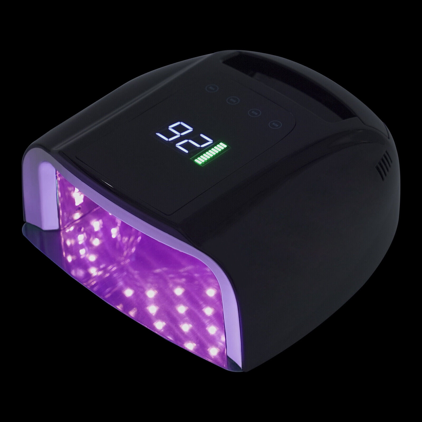 Modern UV 42pcs-LED Nail Lamp Curing Lamp Professional Nail Dryer for Salon Home Black