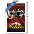 thumbnail image 3 of My Hero Academia - Group Pose Wall Poster, 14.725" x 22.375", Framed, 3 of 3