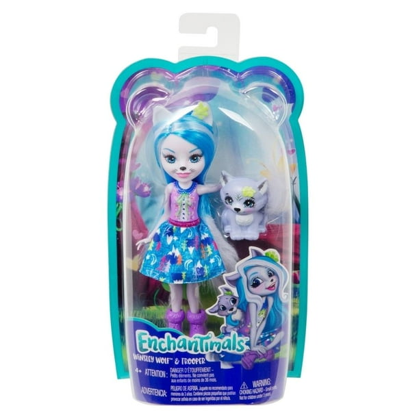 Muñeca Enchantimals Mattel Winsley Lobo