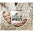 thumbnail image 3 of Koyal Wholesale Stainless Steel Campfire Coffee Mug Thank You Gift, #1 Business Operations Manager, 3 of 4
