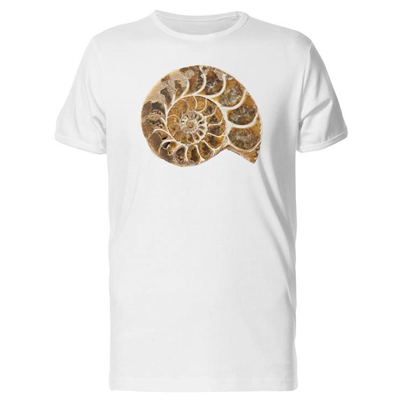 Ammonite, Prehistoric Shell Tee Men's -Image by Shutterstock