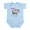 Sky Blue, variant on CafePress - Daddy's Hunting Girl Infant Bodysuit - Baby Light Bodysuit, Size Newborn - 24 Months