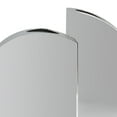 thumbnail image 6 of DecMode 6"W, 7"H Silver Stainless Steel Metal Vase with a Sleek Mirror Finish, Set of 2, 6 of 7