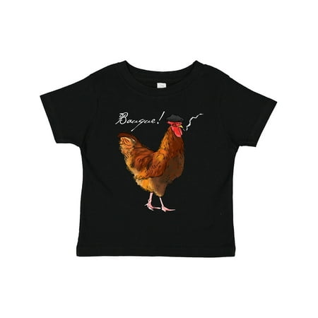

Inktastic French Rooster Say Bauque! Gift Toddler Boy or Toddler Girl T-Shirt