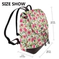 thumbnail image 2 of Fotbe Rose Flowers Mochila Bolso con Estampado para Mujer, Mochila Antirrobo de Nylon Impermeable, Bolsa Ligera de Hombro, 2 of 4