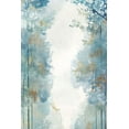 thumbnail image 2 of Roko, Ken 11x14 Gold Ornate Wood Framed with Double Matting Museum Art Print Titled - Bluegate I , 2 of 4