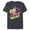 Navy Heather, variant on Luke Skywalker vs Darth Vader Duel Retro 1980 Vibe - Short Sleeve Blended T-Shirt for Adults - Customized-Dark Heather