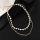 thumbnail image 5 of Jumpingount Collar de doble capa de moda cadena larga colgante collares decoración joyería regalos accesorio fiesta trabajo diario Ropa, zapatos y accesorios Miscelánea Jumpingount AP015179-00, 5 of 6