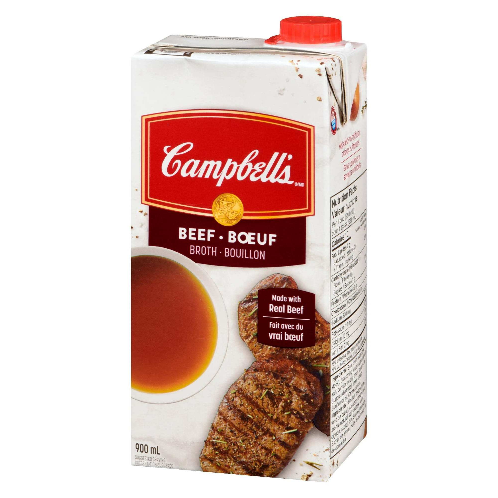 Bouillon de Bœuf prêt à utiliser de Campbell’sMD 900 ml