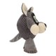 thumbnail image 3 of Plush Squeaky Dog Toys Cute Cartoon Teeth Grinding Bite Resistant Funny Interactive Dog Chew Toys Grey, 3 of 5