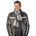 thumbnail image 3 of Inca Fashions - Extra Long Color Block Alpaca Wool Scarf for Men, 3 of 4