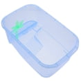 thumbnail image 3 of 1 Set Reptile Feeding Box Plastic Pet Tortoise Tank Tortoise Breeding Case, 3 of 9