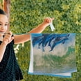 thumbnail image 3 of Summer Dolphins Group Hand Towels, Seascape Blue Sky Kitchen Towel Ultra Soft and Absorbent,Decorative Fingertip Face Towel for Bathroom Hotel, 2 PCS, 28.3"x 14.4", 3 of 5