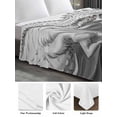 thumbnail image 6 of Dinosaurs Boy Queen Size Flat Sheet, Wrinkleproof & Fadeproof Cooling Flat Bed Sheet Only, Gray Funny Cartoon Forest Animals Breathable Soft Bedding Top Sheets 90 x 102 Inches, 6 of 8