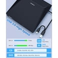 thumbnail image 4 of Unidad externa de CD DVD ORIGBELIE Cool DVD Burner USB 3.0, 4 of 9