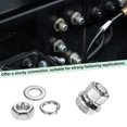 thumbnail image 4 of Uxcell 4-Pack Tornillo de Cabeza Hexagonal con Tuercas, Arandelas Planas y de Bloqueo M12x16mm, 4 of 6