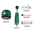 thumbnail image 3 of SALAV® Retro Edition Rechargeable Fabric Shaver and Lint Roller with 6-Blade Shaving System, Emerald, 3 of 18