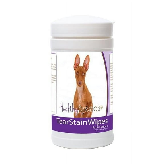 Healthy Breeds 840235178316 Cirneco Dell Etna Tear Stain Wipes - 70 Count