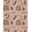 Pink, Pattern 1, variant on ODIKA 4'x6' Blush Pink Rainbow Abstract Geometric Washable Area Rug Contemporary Bohemian Style With Curved Arches Shapes Diamond Non-Slip, Chair-Friendly, Flatwoven for Home Office, Under Desk