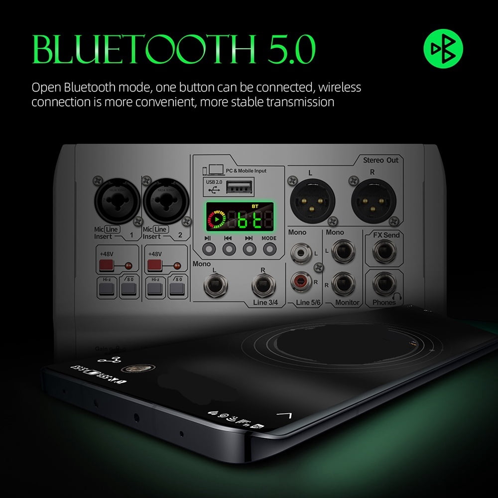 99 DSP 24bit 192k DJ Console Mixer USB/PC Record,Studio Console,for Recording Studio,Mobile Live