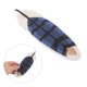 thumbnail image 1 of Nestingho 2Ud De Pluma Azul De Fieltro Suave Bordado Para Lectores Y Regalo Literario, 1 of 6