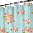 thumbnail image 4 of Waterproof Pioneer Shower Curtain 84x72 Inch Polyester Unique Colorful Floral Shower Curtain for Bathroom Hotel Home Decor with 12 Plastic Hooks, 4 of 5