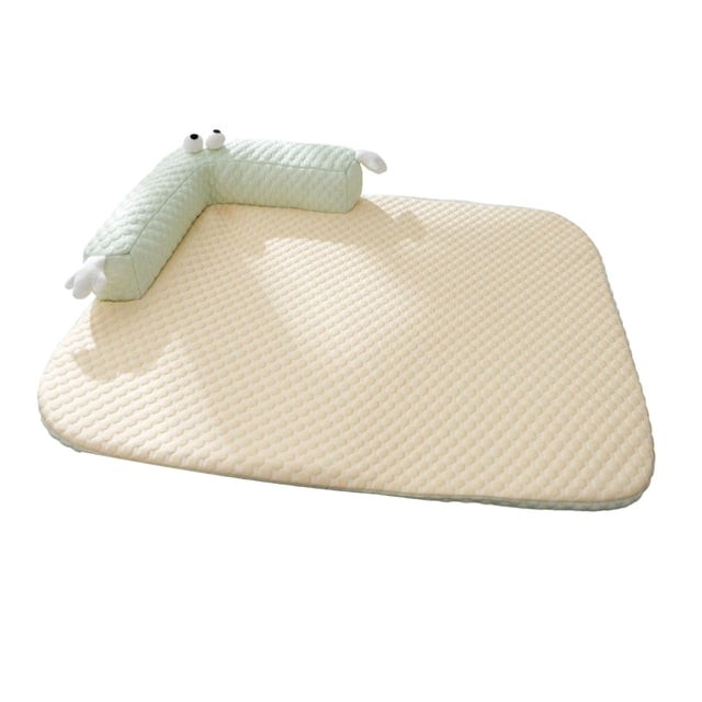 Estera para jaula de perro, manta para cama de perrera, base antideslizante, cómoda cama para gato, almohadilla para dormir para sofá, perrera, coches Verde y L