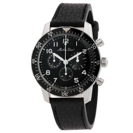 Mathey-Tissot 1968 Chronograph Automatic Black Dial Men's Watch TYPE1968N