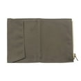 thumbnail image 4 of Bolsa de lona con cremallera para insertar en el bolsillo, repuesto para accesorios para portátiles TN Travelers, bolsa de almacenamiento con tarjetero de papel (tamaño pasaporte, verde oliva), 4 of 5