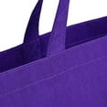 thumbnail image 2 of Purple Reusable Grocery Tote Shopping Bags Hand Bags Eco Friendly 10 Pack WeBaG Brand, 2 of 2