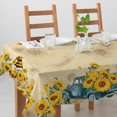 thumbnail image 3 of Sunflower Tablecloth 60x84 Inch Rectangle, Sunflower Decorations for Home, Spring and Summer Table Cloth Rectangle Waterproof Stain Resistant for Table,Party, 3 of 6