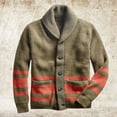 thumbnail image 1 of EGNMCR Jackets for Men Men's Fashion Fall Winter Sweater Loose Oversized Jacket, 1 of 6