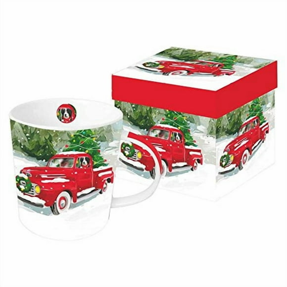 Paperproducts Design Tasse dans une Boîte Cadeau, Martha Collins, Ramassage de Noé Rouge