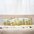 thumbnail image 3 of Ambesonne Garden Throw Pillow Cover 4 Pack, like Smiling Sun, 24", Multicolor, 3 of 6