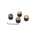 thumbnail image 2 of Soidarity 4 piezas de tapa de perilla de Control redonda de Metal de tono bajo resistente a la decoloración tapas de cubierta reutilizables roscadas para Accesorios para instrumentos musicales Soidarity OD023825-00, 2 of 6