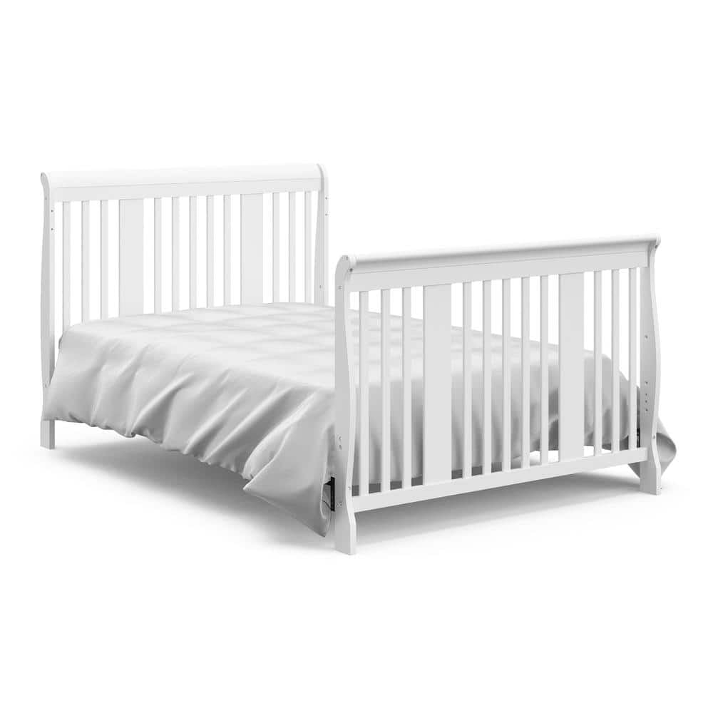 Storkcraft Tuscany 4-in-1 Convertible Baby Crib White