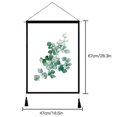 thumbnail image 2 of Planta verde decoración pintura hoja lienzo arte cartel foto fondo tela impresión pared imagen decoración del hogar tipo 18 Methold HA8759-07B, 2 of 6