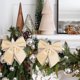 thumbnail image 5 of Adornos navideños con lazo de tela, franela navideña, polvo adhesivo, lazo de tela, adornos para árbol de Navidad, diseño de escena para ventana y sofá, adecuados para decoración navideña, decoración, 5 of 6