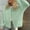 #8Mint Green, variant on Byworldtasic Knit Cardigan for Women Long Sleeve Front Button Y2k Sweaters Tops Crew Neck Loose Fall Cardigan