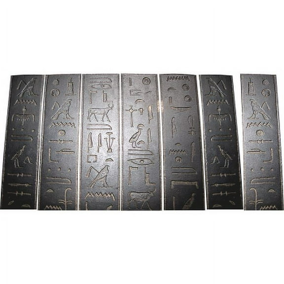 H13577 7 Stone Slabs of Ancient Egyptian Hieroglyphics Cardboard Cutout Standee Standup