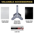 thumbnail image 3 of Excello Global Products 24"x36" Swinging Chalkboard - Granite Legs, 3 of 7