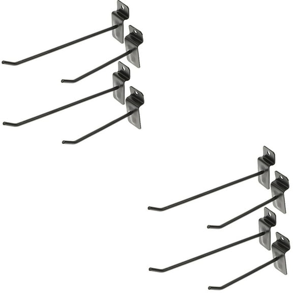 FRCOLOR 60 Pcs  Slatwall Hooks Slatwall Panel Hooks Slat Wall Hooks Heavy Duty Display Hook