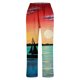 thumbnail image 2 of Pantalones de yoga Gibobby sueltos informales con bolsillos y cintura elástica estampado de puesta de sol en la playa Rojo M, 2 of 4