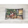 thumbnail image 2 of Belgian Malinois Cozy Christmas Throw Pillow 12 in x 16 in, 2 of 4