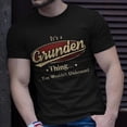 thumbnail image 2 of Its A Grunden Thing You Wouldnt Understand Shirt Personalized Name Shirt Shirts With Name, 2 of 4