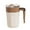 Brown, variant on WEIOUKC Self-Stirring Coffee Mug, Automatic Stirring Mug with Temperature Display Electric Coffee Mugs,Automatic Mixing Cup for Coffee Milk & Drinks, Portable Travel Tumbler