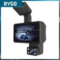 thumbnail image 1 of Dual Lens Front And Rear Dual Recording Tachograph Technological Portable Infrared Dvr Cam Durable Driving Recorder AutomobileFront and Inside8G TF Card He Qiyong unisex, 1 of 1