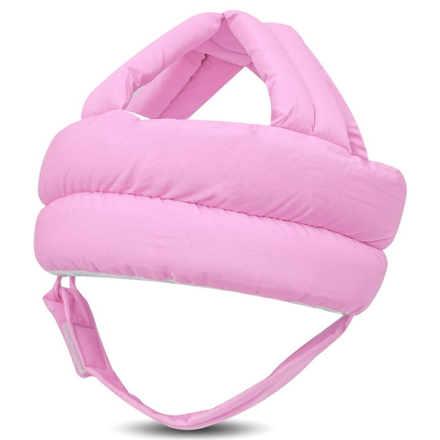 Casco reacondicionado para bebé REFYAWAY, ajustable, rosa, seguridad