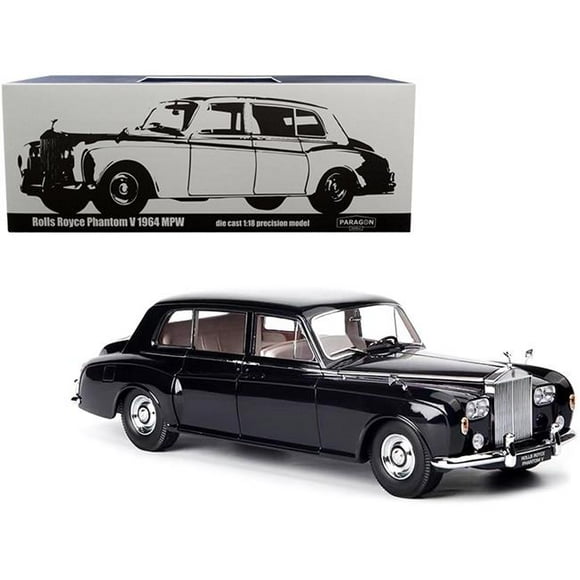 Paragon PA-98216 1-18 Scale 1964 Rolls Royce Phantom V Diecast Model Car, Metallic Midnight Blue